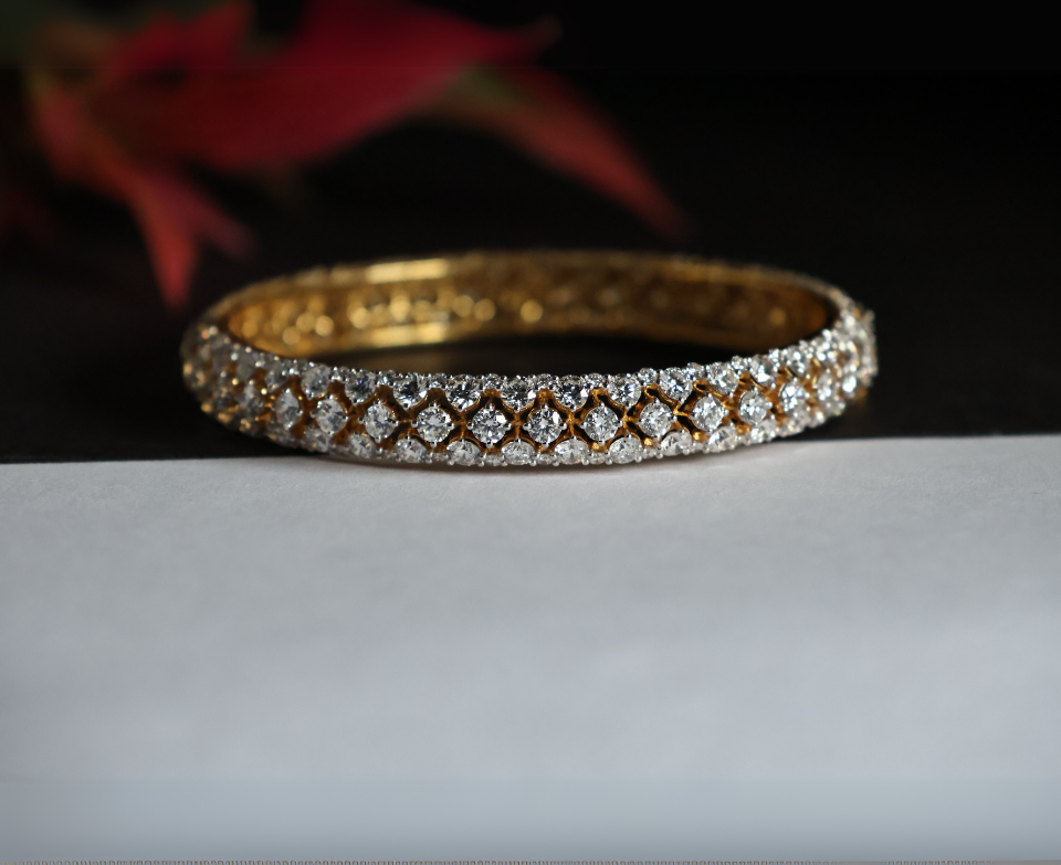 Dazzling Horizon Lab Grown Diamond Bangles