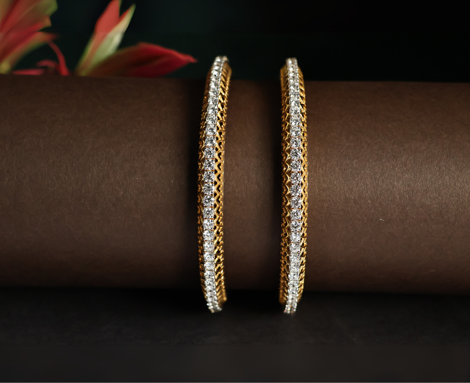 Dazzling Horizon Lab Grown Diamond Bangles