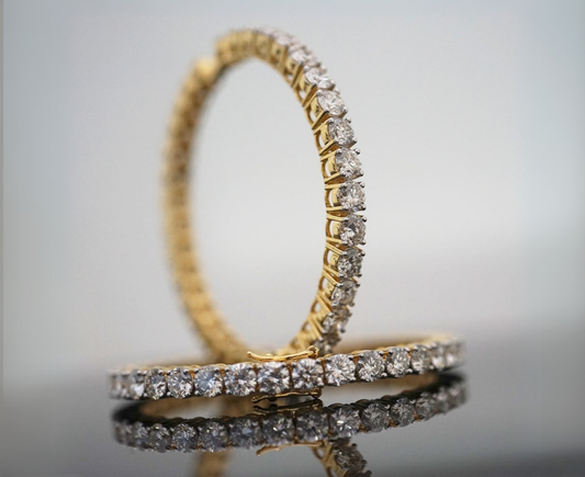 Zaimond 50 Pointer Diamond Bangle – 18KT Gold