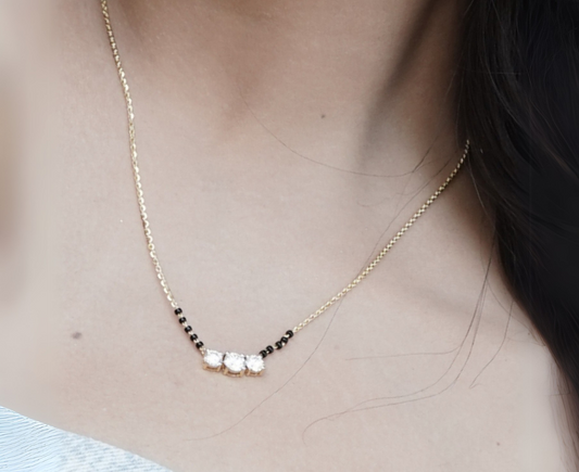 Zaimond Eternal Bond Lab Grown Diamond Mangalsutra