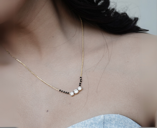 Zaimond Eternal Bond Lab Grown Diamond Mangalsutra