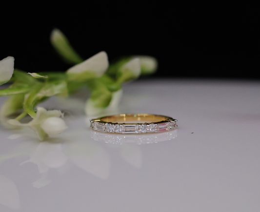 Zaimond 0.25 CT Fancy Lab Grown Diamond Ring-18KT Gold