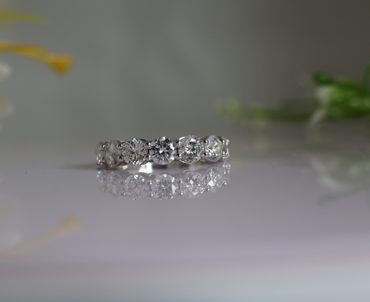 Zaimond 0.25 CT Each Pear Cut Lab Grown Diamond Alternate Band
