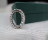 Zaimond 20 pointer Round Cut Lab Grown Diamond Eternity Band – 18k White Gold