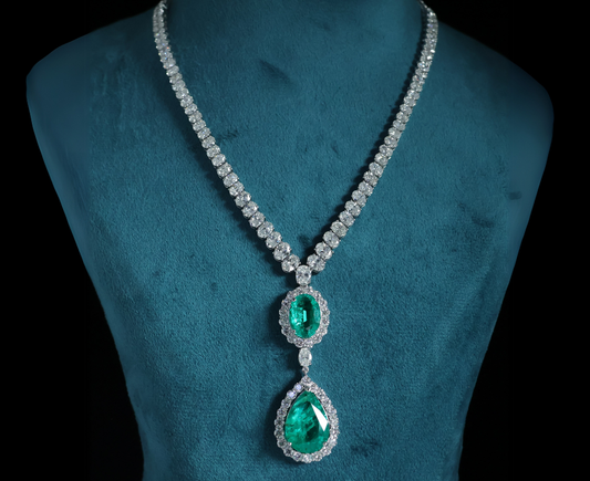 Zaimond  Solitaire Oval Shape Lab-Grown Diamond Necklace
